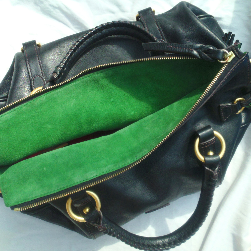 Dooney & Bourke Black Satchel - Picture 3 of 8